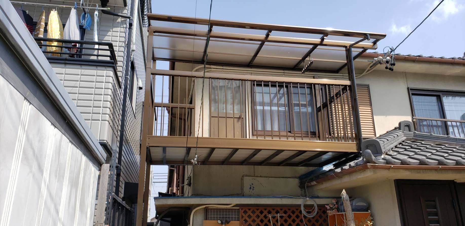 バルコニー取替工事 | 四日市市のエクステリア工事ならイズ美