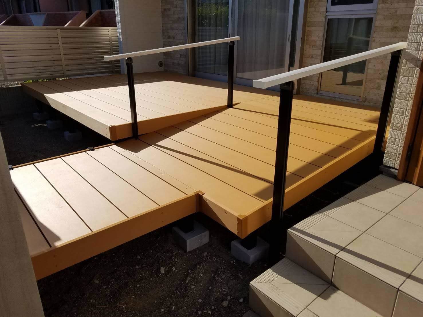 ウッドデッキ取替工事 | 四日市市のエクステリア工事ならイズ美