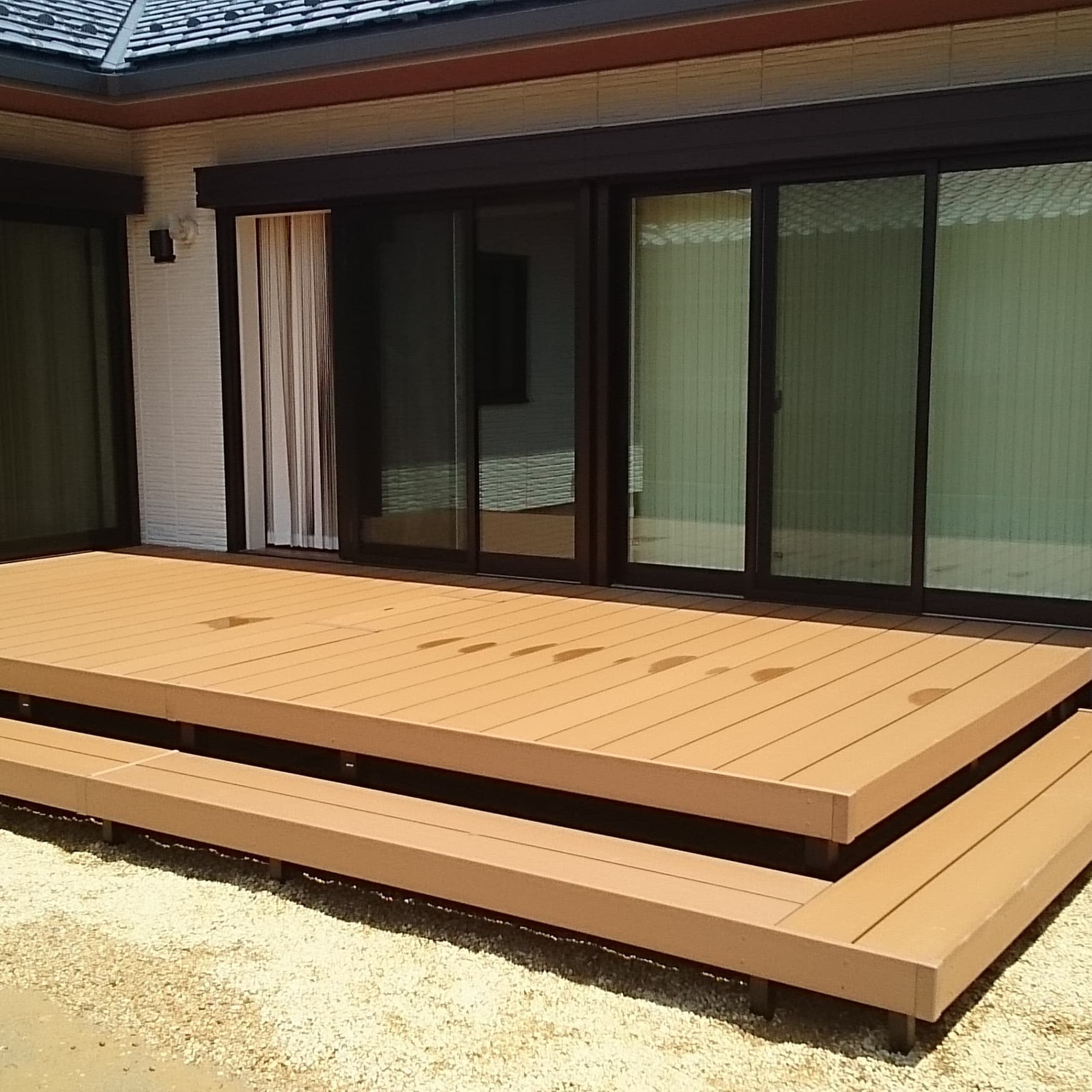 ウッドデッキ新設・修理 四日市市 | 四日市市でエクステリア工事ならイズ美