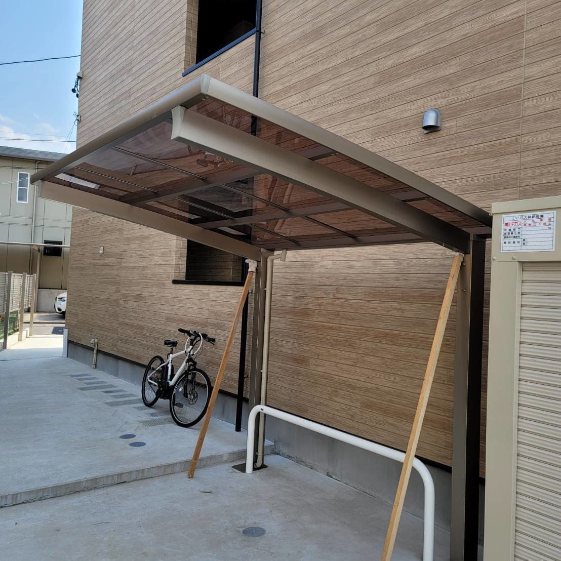 サイクルポート新設・取替え 四日市市 | 四日市市でエクステリア工事ならイズ美
