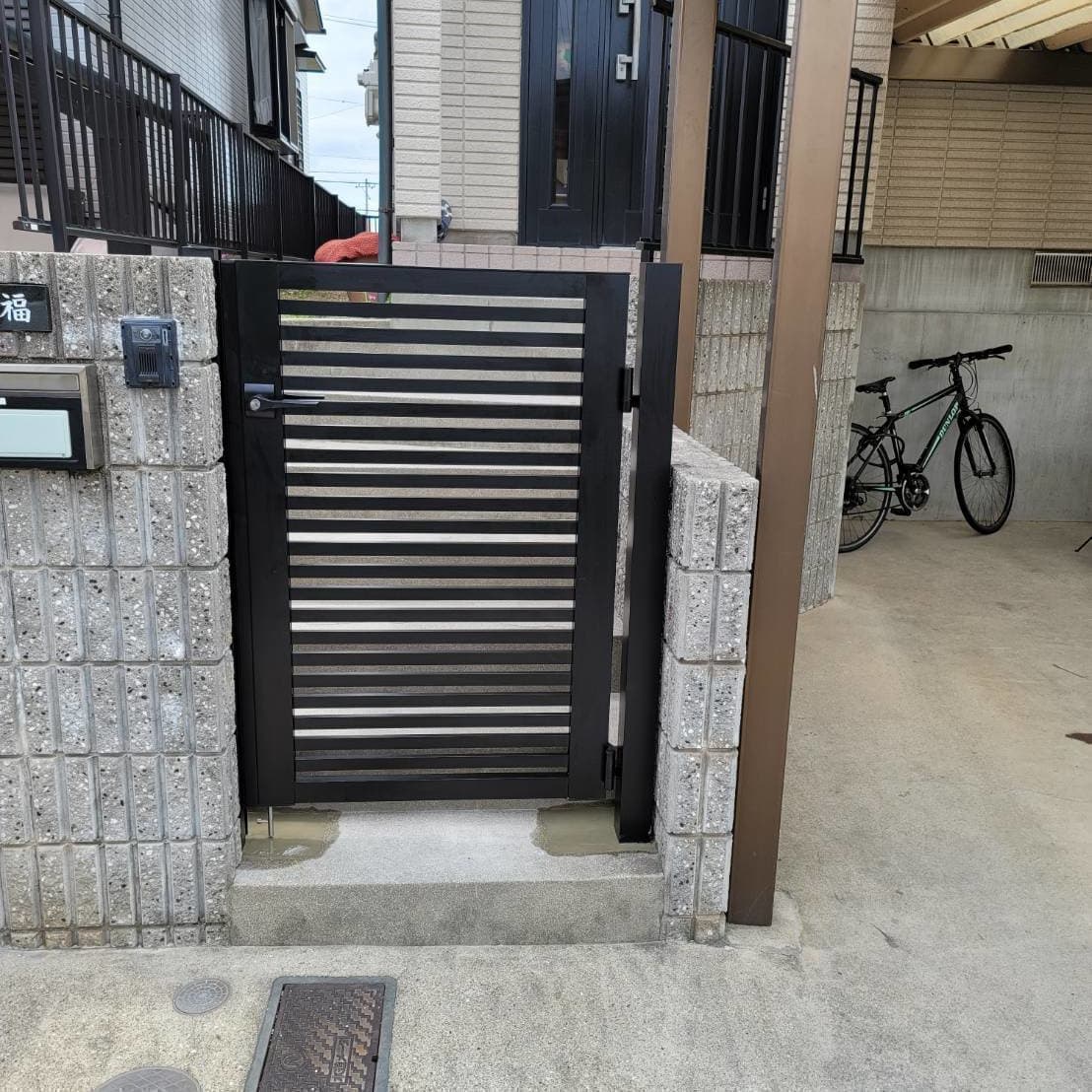 門扉新設・取替え 四日市市 | 四日市市でエクステリア工事ならイズ美