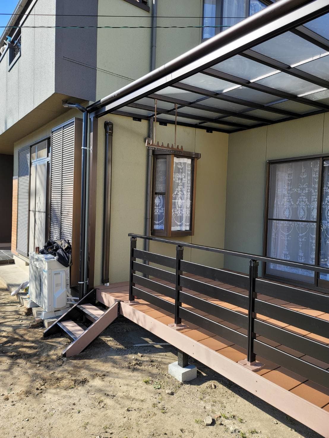 ウッドデッキ設置 | 四日市市のエクステリア工事ならイズ美