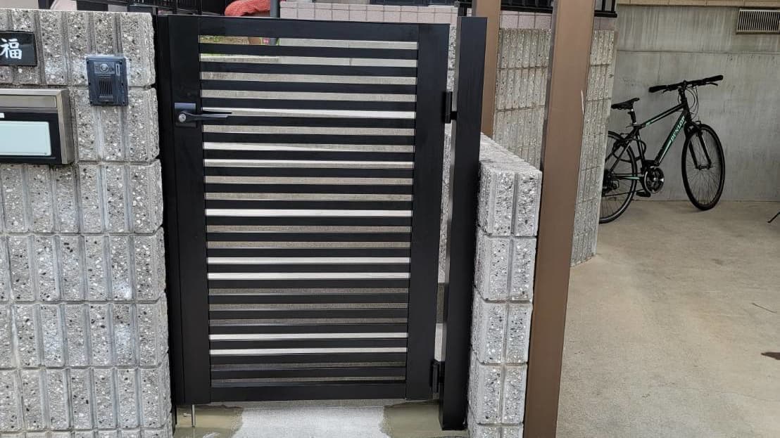 門扉新設 四日市市 | 四日市市でエクステリア工事ならイズ美