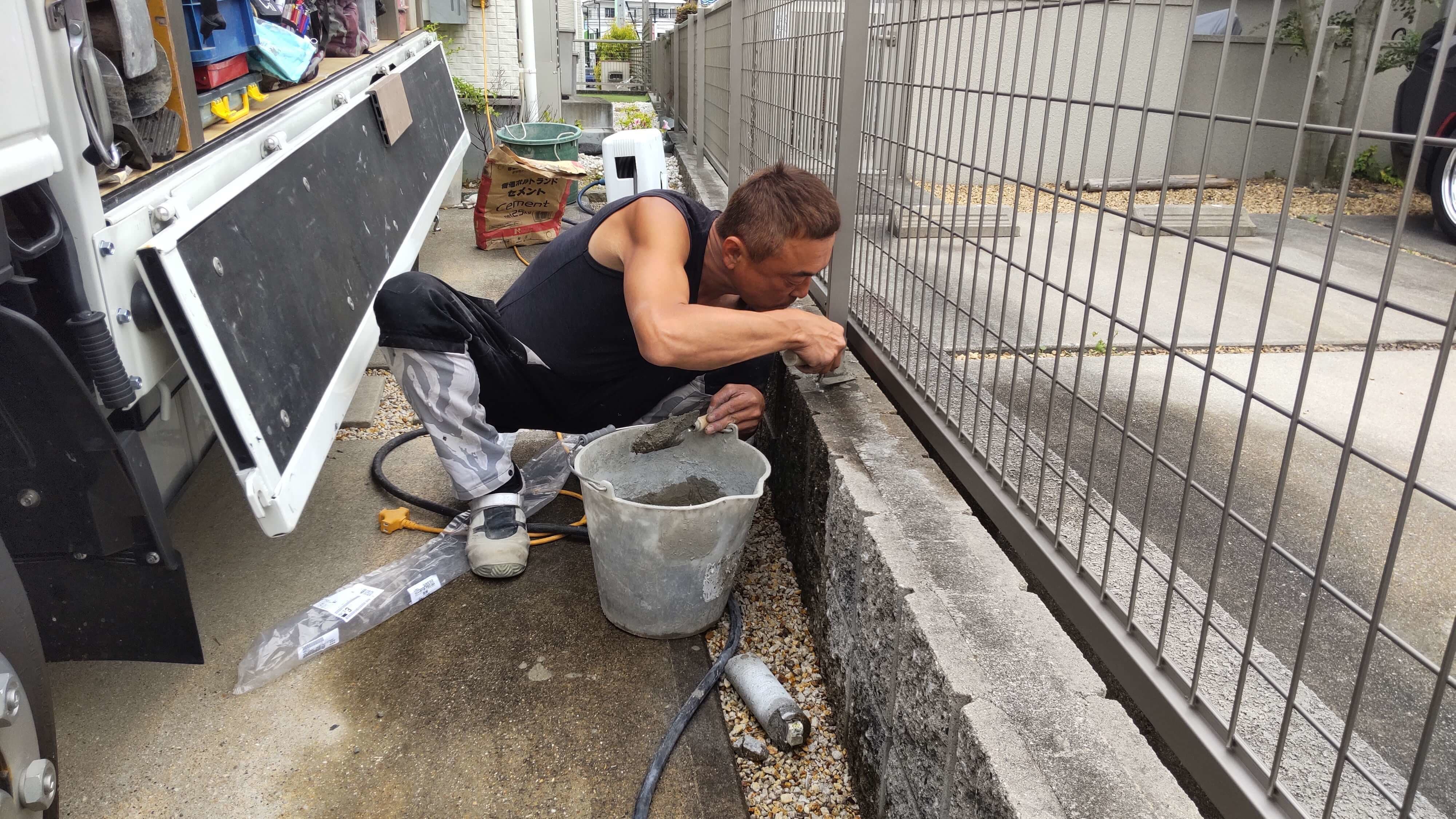 フェンス修理 四日市市 | 四日市市でエクステリア工事ならイズ美