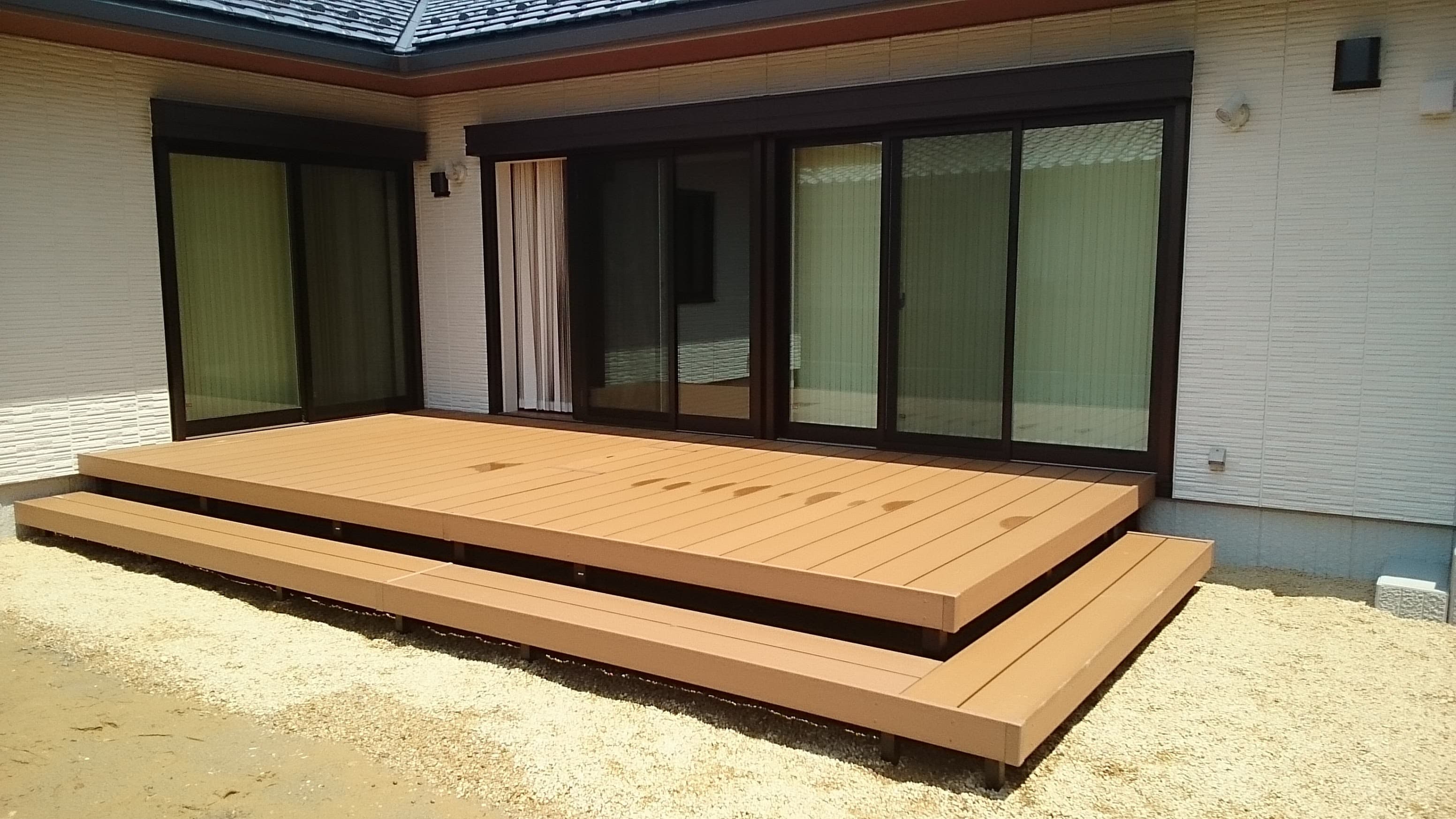 ウッドデッキ新設 四日市市 | 四日市市でエクステリア工事ならイズ美