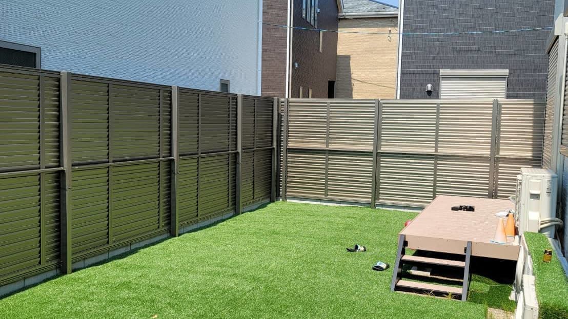 人工芝張り 四日市市 | 四日市市でエクステリア工事ならイズ美