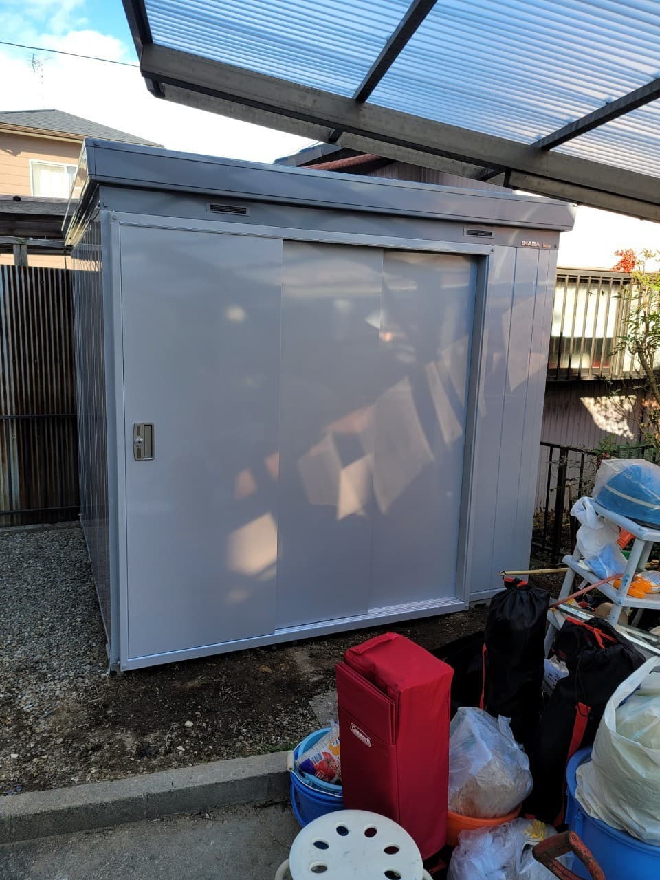 物置設置 | 四日市市のエクステリア工事ならイズ美