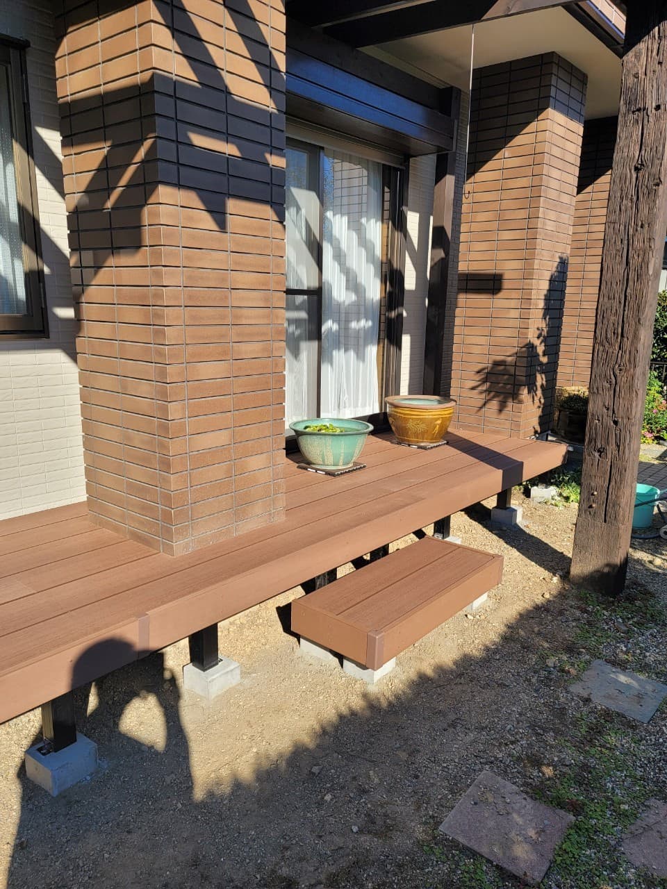 ウッドデッキ設置 | 四日市市のエクステリア工事ならイズ美